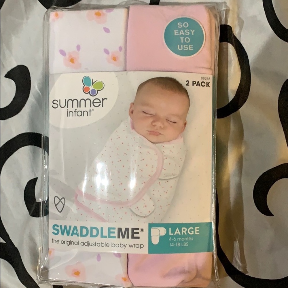 2 pack Large swaddles